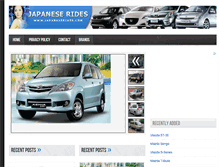 Tablet Screenshot of japaneserides.com